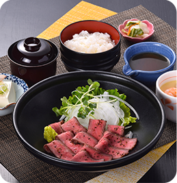 自家製ローストビーフ和膳